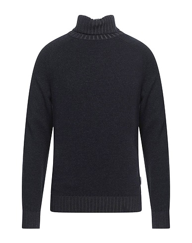 ONLY & SONS Polo neck Navy blue 40% Cotton, 40% Wool, 20% Polyamide