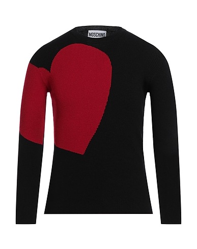 MOSCHINO Jumper COUTURE Black 100% Virgin Wool