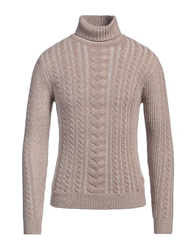 GUESS Rollkragenpullover Beige 57% Polyamid, 33% Wolle, 10% Acryl