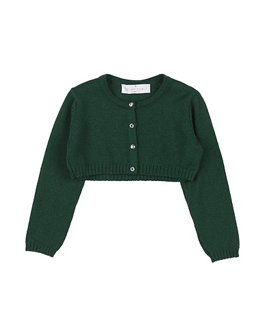 COLORICHIARI Cardigan Dark green 100% Wool