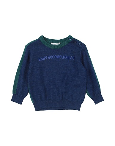 EMPORIO ARMANI Jumper Blue 50% Acrylic, 50% Virgin Wool, Polyamide, Elastane