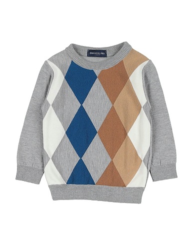 EMANUEL PRIS Sweater Light grey 68% Viscose, 29% Acrylic, 3% Elastane
