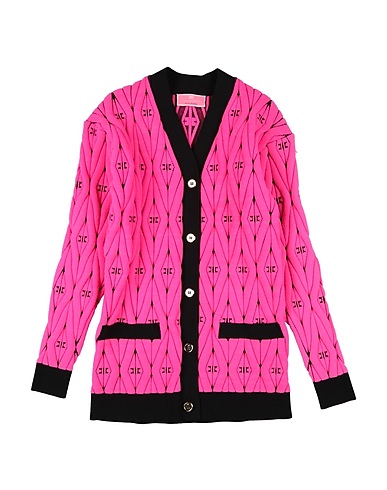 ELISABETTA FRANCHI Strickjacke LA MIA BAMBINA Magenta 85% Polyamid, 13% Viskose, 2% Elastan