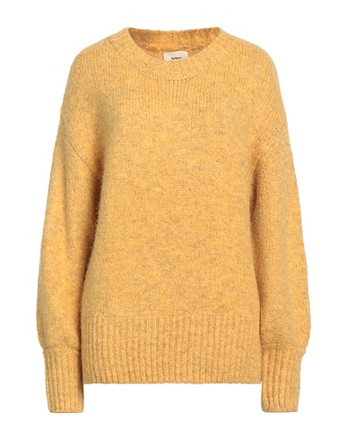 ARTLOVE Pullover Giallo ocra 59% Poliestere riciclato, 21% Poliammide, 11% Poliestere, 8% Lana, 1% Elastan