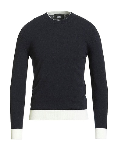 MASQ Jumper Navy blue 80% Wool, 20% Merino Wool