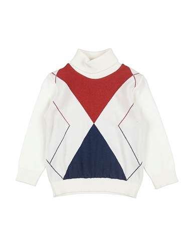 EMANUEL PRIS Turtleneck White 68% Viscose, 29% Acrylic, 3% Elastane