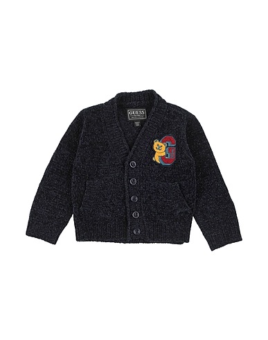 GUESS Cardigan Blu notte 100% Poliestere