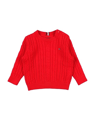 TOMMY HILFIGER Jumper Red 60% Cotton, 40% Acrylic