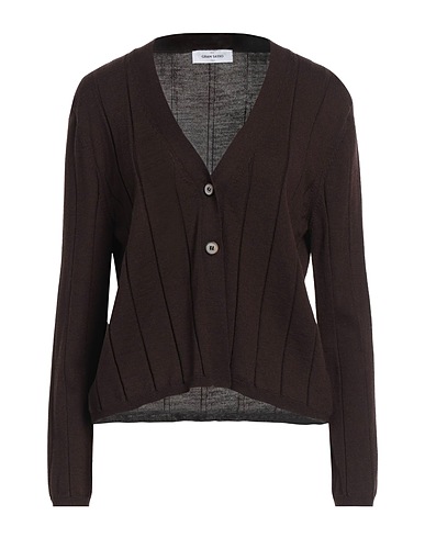 GRAN SASSO Cardigan Dark brown 100% Virgin Wool