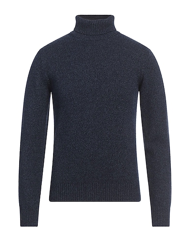 BARBA Napoli Col roulé BLU NAVY 40% Laine mérinos, 30% Viscose, 20% Polyamide, 10% Cachemire