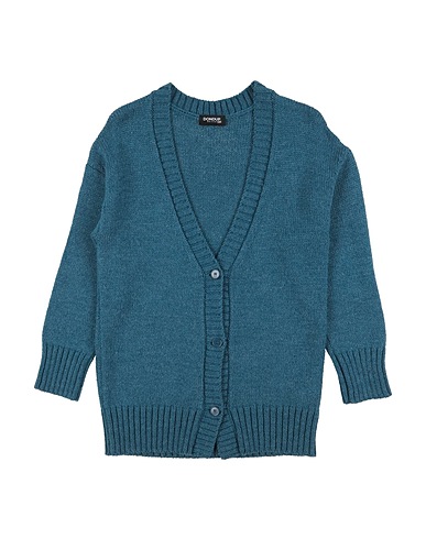DONDUP Cardigan KIDS Deep teal 70% Wool, 30% Polyacrylic