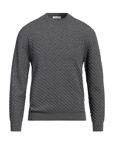 PAOLO PECORA Sweater Grey 100% Virgin Wool