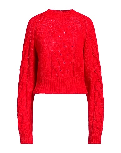 TWINSET Jumper Red 50% Acrylic, 46% Mohair wool, 4% Wool