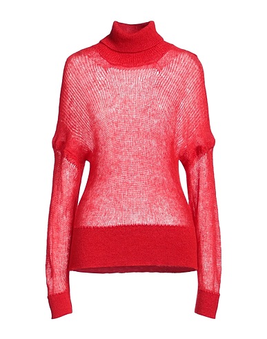 DANIELE FIESOLI Turtleneck COLLEZIONE N_01 Red 55% Baby alpaca wool, 35% Polyamide, 10% Merino Wool