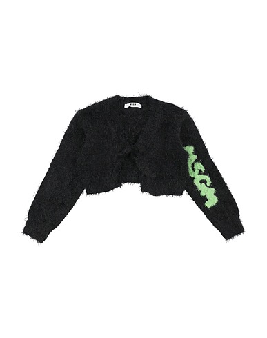 MSGM Cardigan Noir 100% Polyamide
