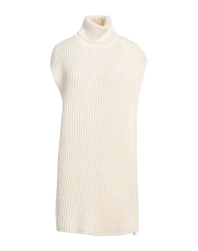 ALYSI Polo neck CRÈME Ivory 50% Wool, 50% Acrylic