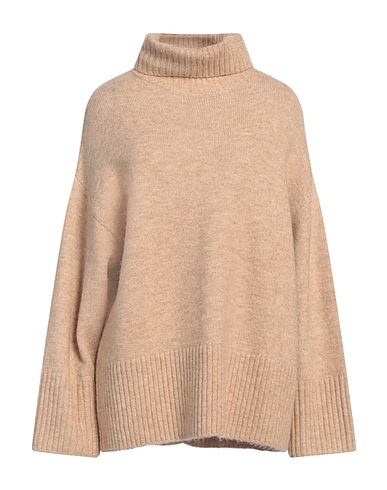 JJXX by JACK & JONES Polo neck Beige 51% Recycled polyester, 41% Acrylic, 5% Wool, 3% Elastane