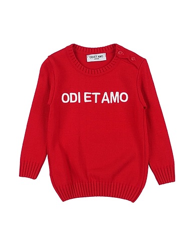ODI ET AMO Jumper Red 50% Wool, 50% Modal