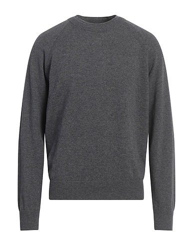 PAOLO PECORA Pullover Grau 100% Schurwolle