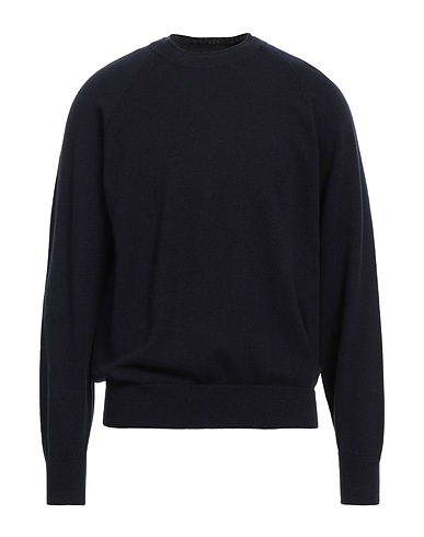 PAOLO PECORA Pullover Nachtblau 100% Schurwolle