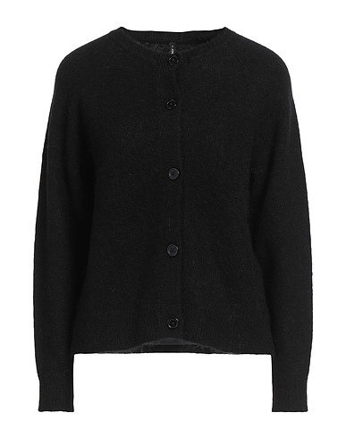 ONLY Strickjacke Schwarz 44% Wolle, 24% Polyester, 15% Alpakawolle, 15% Nylon, 2% Elastan