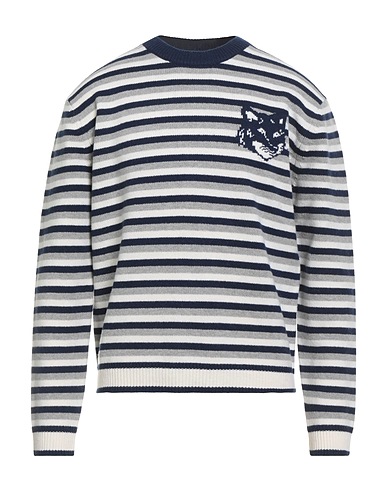 MAISON KITSUNÉ Свитер Иссиня-чёрный 100% Шерсть