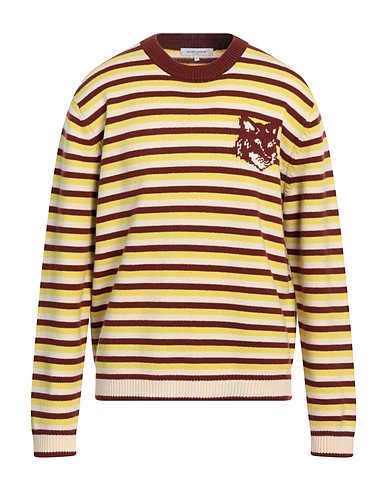 MAISON KITSUNÉ Sweater Brown 100% Wool
