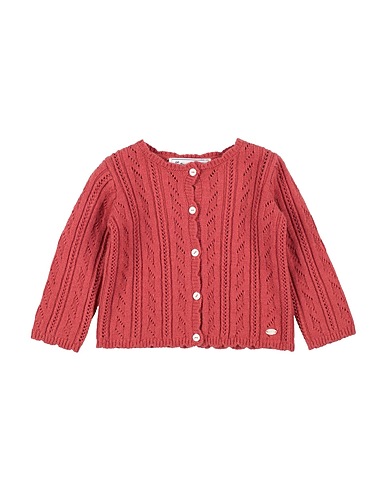 TARTINE ET CHOCOLAT Cardigan Brown 41% Wool, 33% Viscose, 21% Polyamide, 5% Cashmere