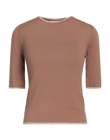 CARACTÈRE Jumper Camel 51% Viscose, 31% Polyester, 18% Polyamide