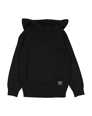 PETROL INDUSTRIES Co. Jumper Black 50% Acrylic, 50% Cotton