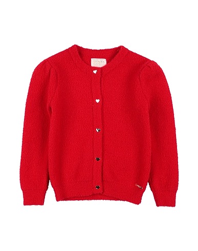 GUESS Cardigan Red 82% Polyamide, 11% Viscose, 7% Polyester