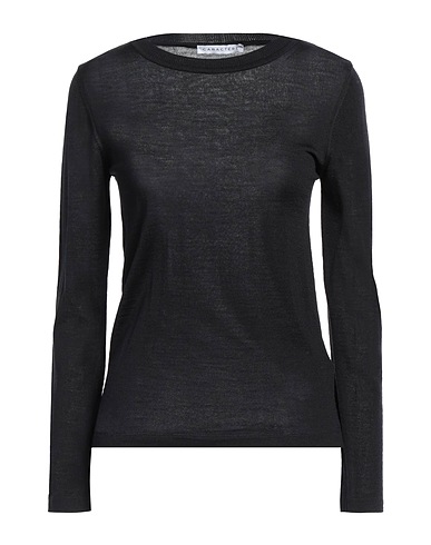CARACTÈRE Pullover Nero 50% Acrilico, 50% Lana