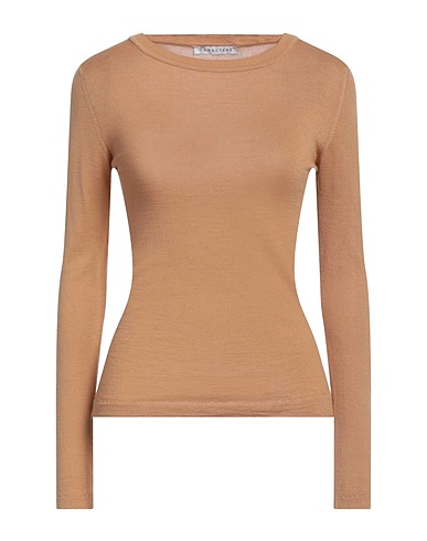 CARACTÈRE Jumper Camel 50% Acrylic, 50% Wool
