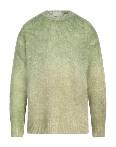 AMARANTO Jumper Light green 81% Mohair wool, 17% Polyamide, 2% Elastane
