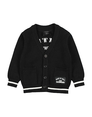 JOHN RICHMOND Cardigan Black 52% Viscose, 28% Polyester, 20% Nylon