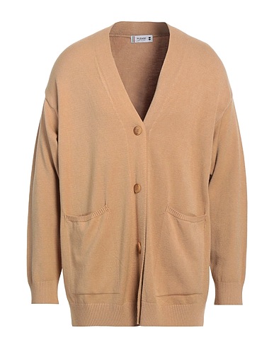 PLEASE Cardigan Camel 51% Viscose, 25% Polyester, 24% Polyamide