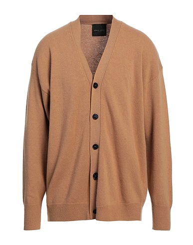 ROBERTO COLLINA Cardigan Camel 90% Wool, 10% Cashmere