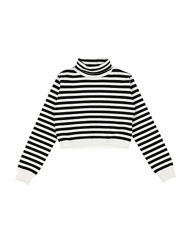 L:Ú L:Ú by MISS GRANT Rollkragenpullover Schwarz 57% Nylon, 43% Viskose