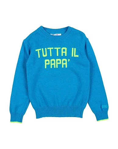 MC2 SAINT BARTH Pullover Azzurro 35% Lana, 30% Viscosa, 20% Cachemire, 15% Poliammide