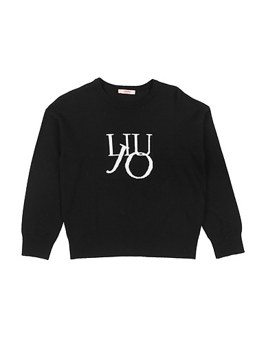 LIU •JO Sweater Black 33% Viscose, 23% Polyamide, 20% Cotton, 20% Wool, 4% Cashmere