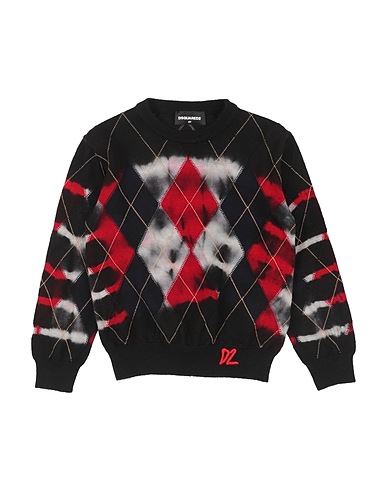 DSQUARED2 Sweater Black 96% Wool, 4% Paper