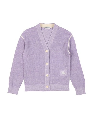 BURBERRY PRORSUM Cardigan Lilac 65% Linen, 35% Cotton, Polyamide, Elastane