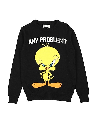 FRONT STREET 8 Свитер LOONEY TUNES Чёрный 30% Шерсть мериноса, 30% Вискоза, 20% Кашемир, 20% Полиамид