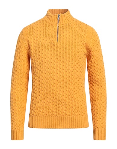 AT.P.CO Jumper with zip Marigold 75% Wool, 20% Polyamide, 5% Other Fibres