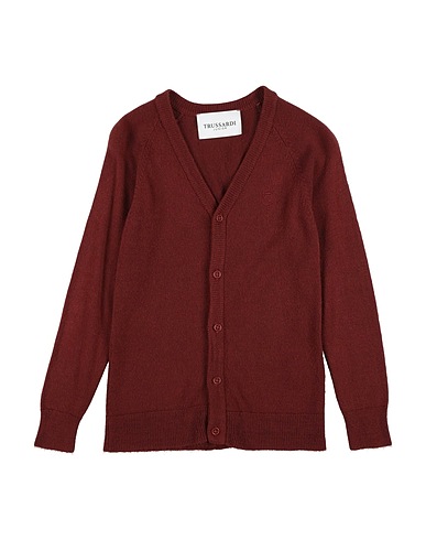 TRUSSARDI JUNIOR Ζακέτα Σοκολατί 50% Μαλλί μερινός, 50% Ακρυλικό