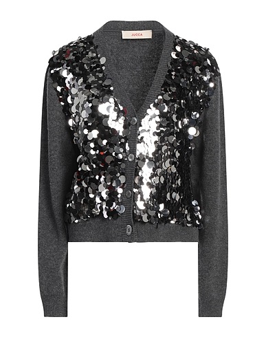 JUCCA Cardigan Grey 100% Virgin Wool