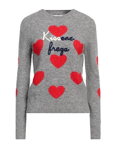 MC2 SAINT BARTH Pullover APRÈS-SKI COLLECTION Grigio 32% Lana di alpaca, 32% Lana, 30% Nylon, 6% Elastan