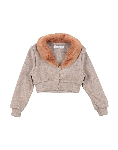 PETIT Cardigan Beige 41% Viscose, 31% Polyester, 18% Polyamide, 10% Metallic fiber