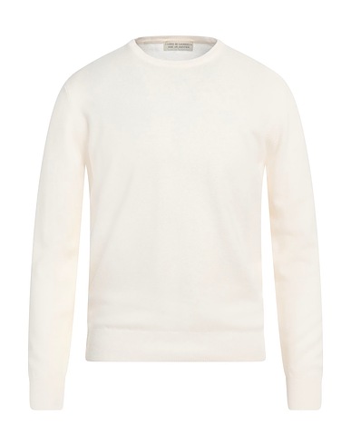 FILIPPO DE LAURENTIIS Jumper Off white 75% Super 120s Wool, 15% Silk, 10% Cashmere