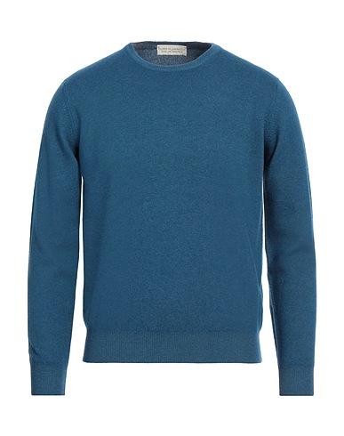 FILIPPO DE LAURENTIIS Pullover Blu 75% Super 120s Lana, 15% Seta, 10% Cachemire